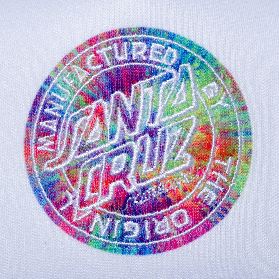 9FORTY A-Frame トラッカー Santa Cruz サンタクルーズ MFG TIE DYE DOT ホワイト ブラックメッシュ