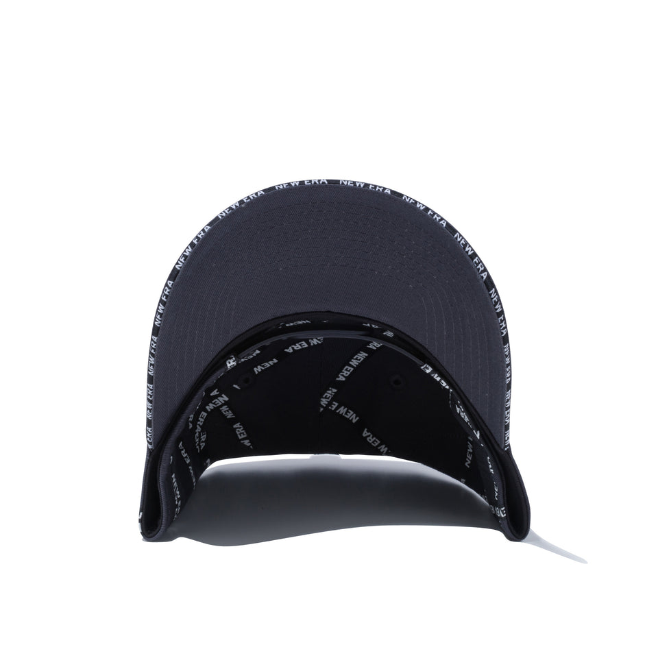 9FORTY A-Frame Sandwich Visor ロゴテープ NEW ERA ブラックサンドイッチバイザー ダークグラファイト