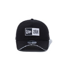 9FORTY A-Frame Sandwich Visor ボックスロゴ NEW ERA ホワイトサンドイッチバイザー ブラック