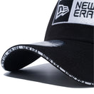 9FORTY A-Frame Sandwich Visor ボックスロゴ NEW ERA ホワイトサンドイッチバイザー ブラック