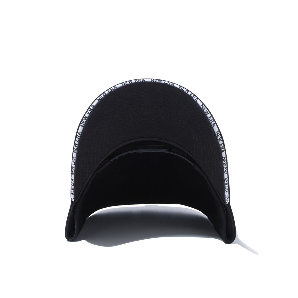 9FORTY A-Frame Sandwich Visor ボックスロゴ NEW ERA ホワイトサンドイッチバイザー ブラック
