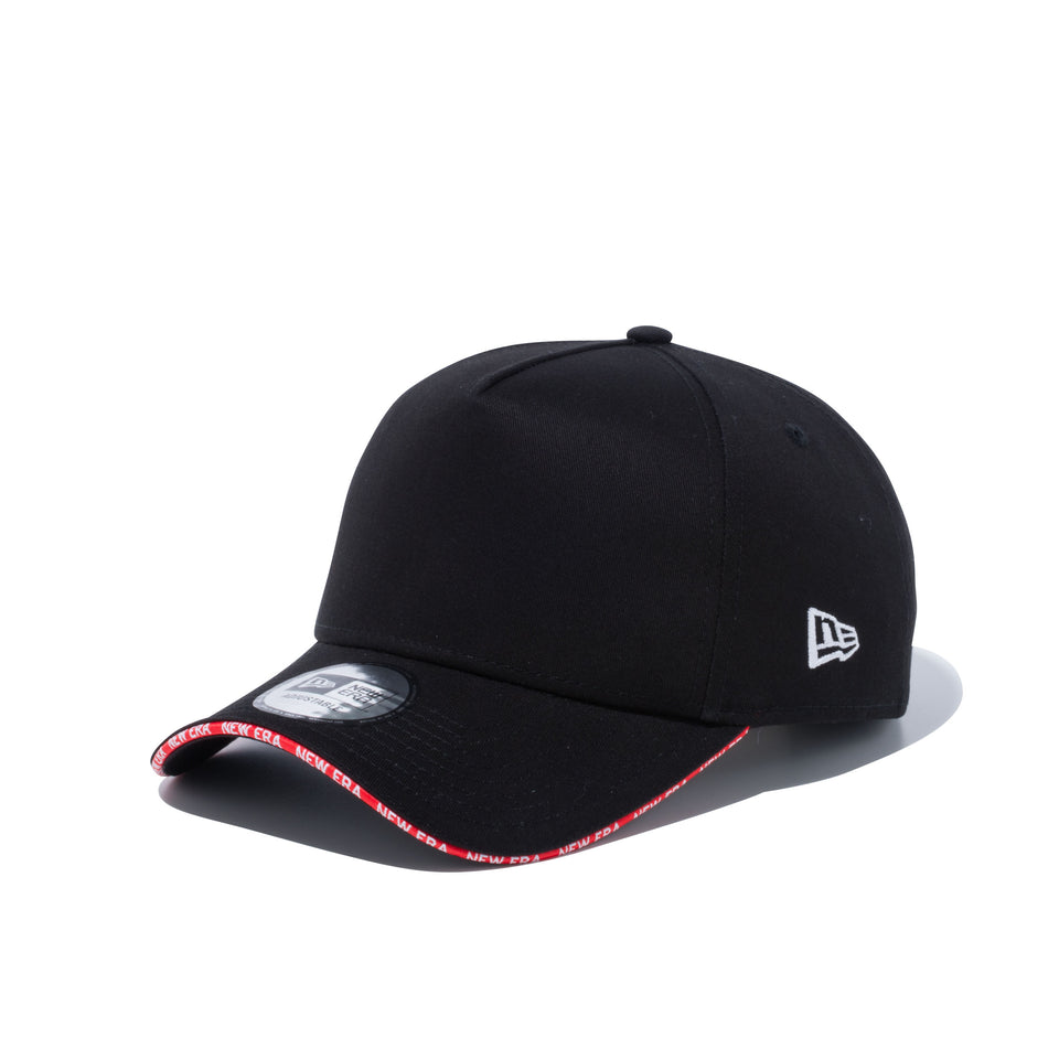 9FORTY A-Frame Sandwich Visor NEW ERA レッドサンドイッチバイザー ブラック