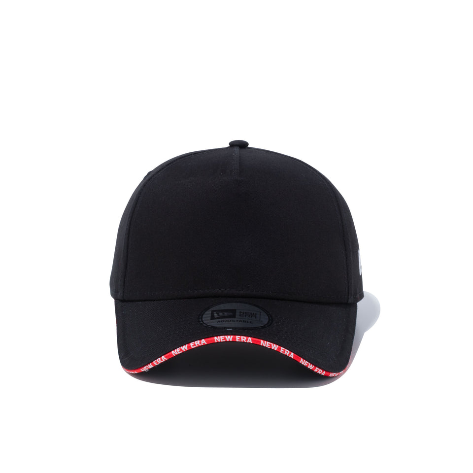9FORTY A-Frame Sandwich Visor NEW ERA レッドサンドイッチバイザー ブラック