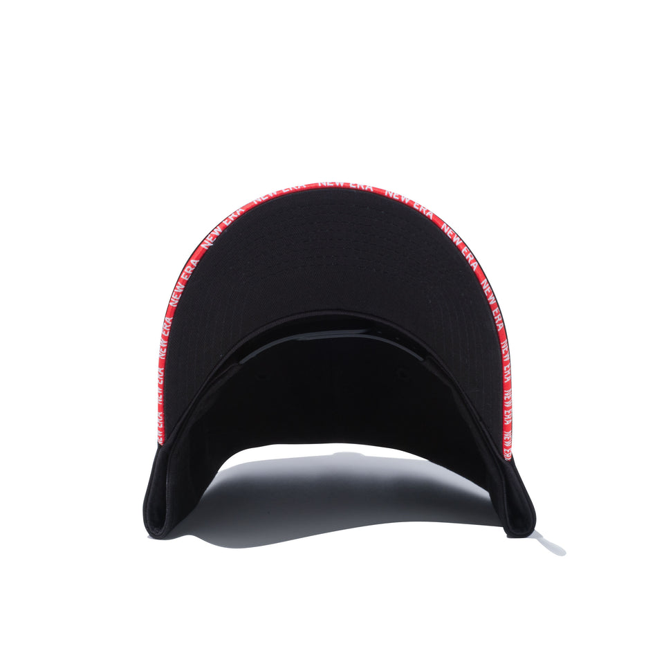9FORTY A-Frame Sandwich Visor NEW ERA レッドサンドイッチバイザー ブラック