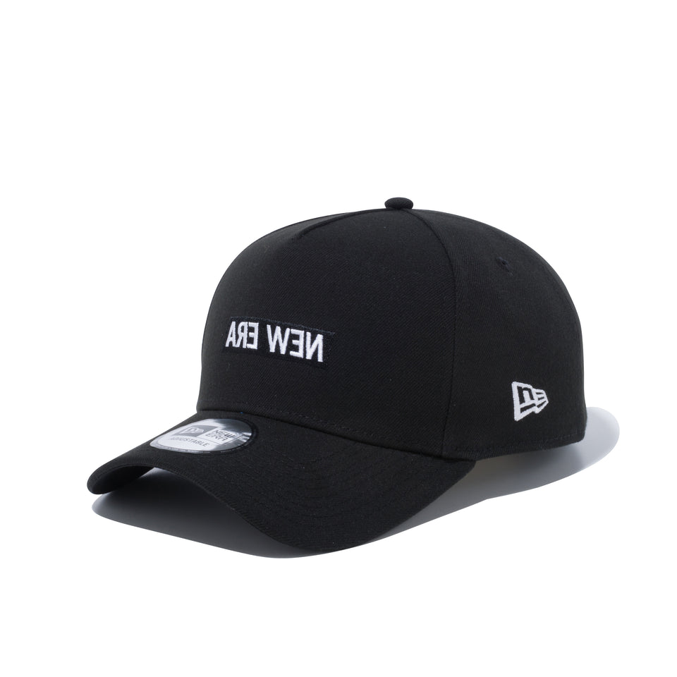9FORTY A-Frame ミラーボックスロゴ NEW ERA ワードマーク ブラック