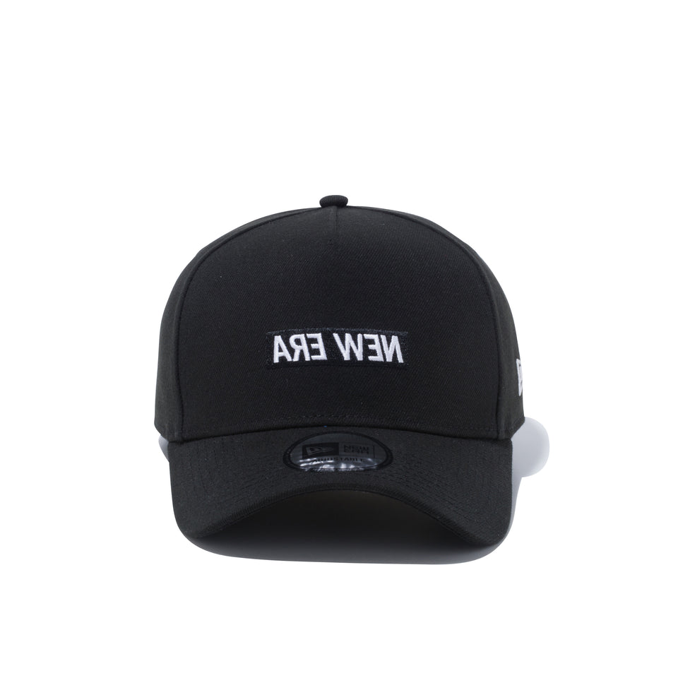 9FORTY A-Frame ミラーボックスロゴ NEW ERA ワードマーク ブラック