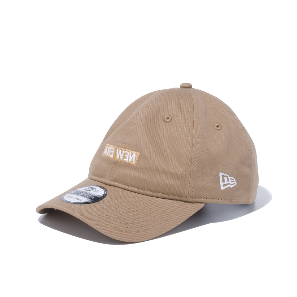 9THIRTY ミラーボックスロゴ NEW ERA ワードマーク カーキ