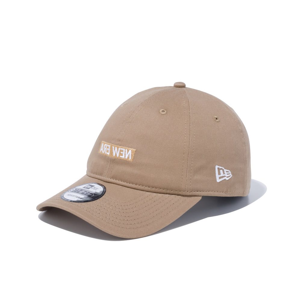9THIRTY ミラーボックスロゴ NEW ERA ワードマーク カーキ