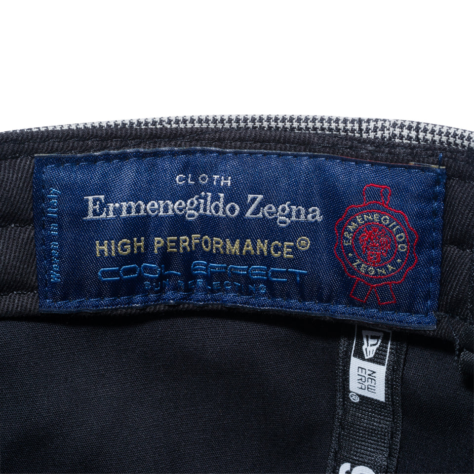 9THIRTY Ermenegildo Zegna エルメネジルド・ゼニア メタルフラッグロゴ ハウンズトゥース