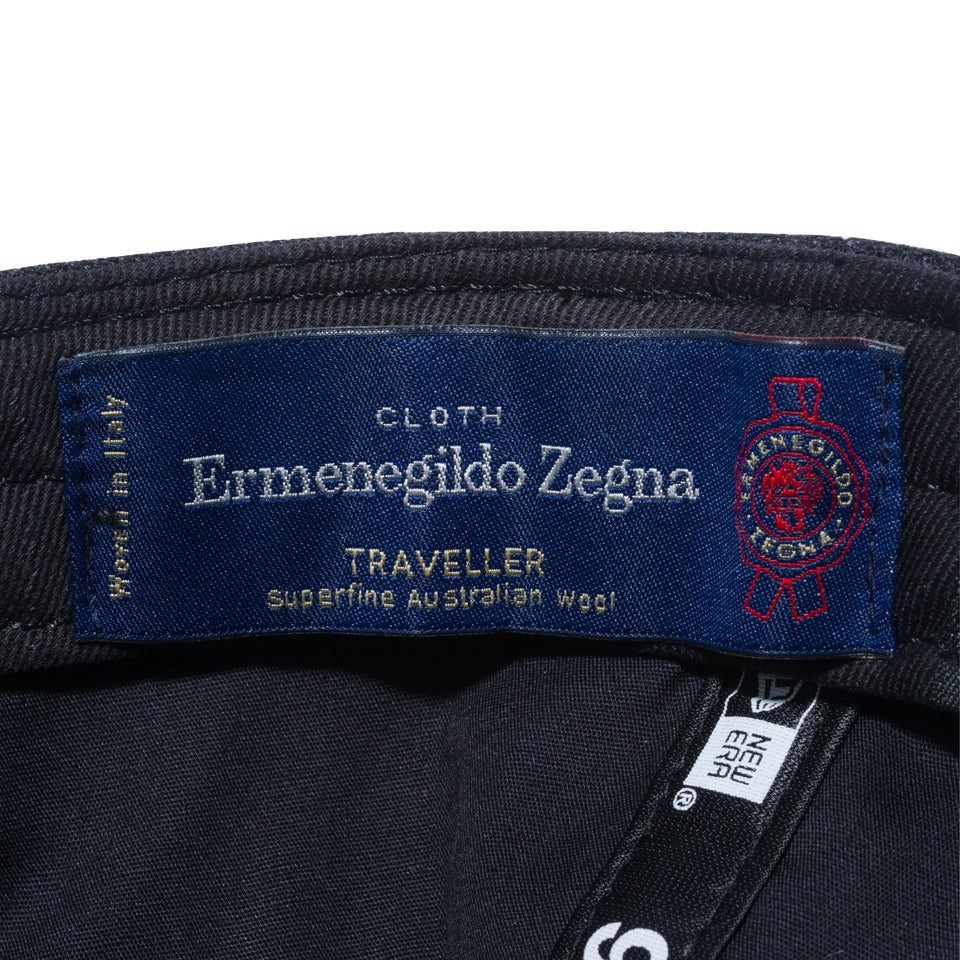 9THIRTY Ermenegildo Zegna エルメネジルド・ゼニア メタルフラッグロゴ ブラック