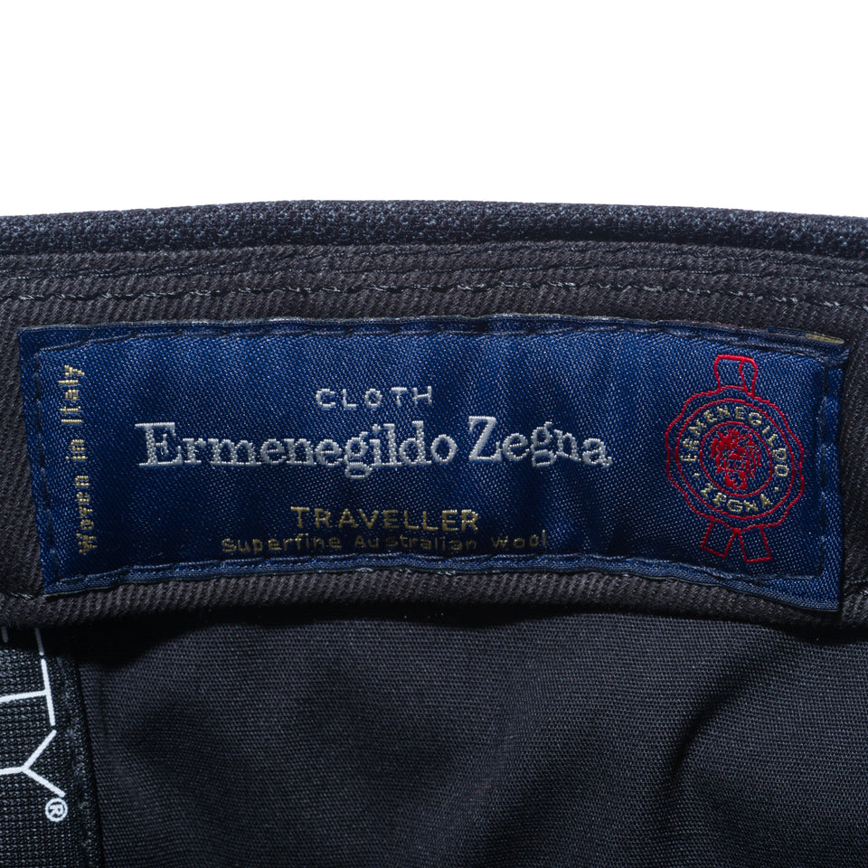 59FIFTY Ermenegildo Zegna エルメネジルド・ゼニア メタルフラッグロゴ ブラック - 12572910-700| NEW ERA ニューエラ公式オンラインストア