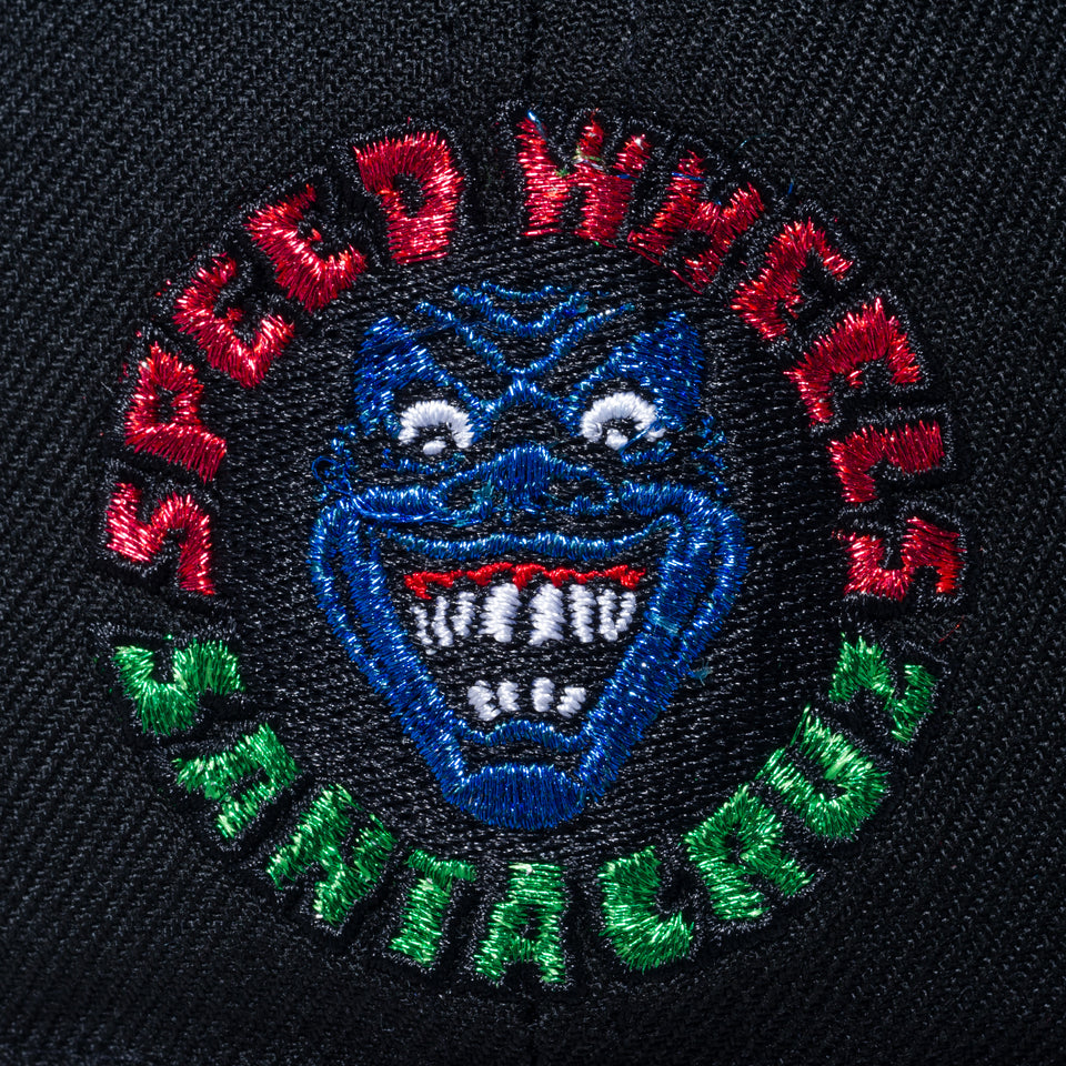 59FIFTY Santa Cruz サンタクルーズ Screaming Hand 3HANDS ブラック グリーンアンダーバイザー