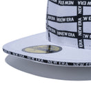 59FIFTY Sandwich Visor ロゴテープ NEW ERA ブラックサンドイッチバイザー ホワイト