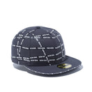 59FIFTY Sandwich Visor ロゴテープ NEW ERA ホワイトサンドイッチバイザー ダークグラファイト