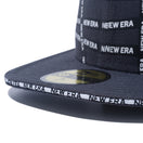 59FIFTY Sandwich Visor ロゴテープ NEW ERA ホワイトサンドイッチバイザー ダークグラファイト