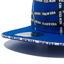 59FIFTY Sandwich Visor ロゴテープ NEW ERA ホワイトサンドイッチバイザー ブライトロイヤル