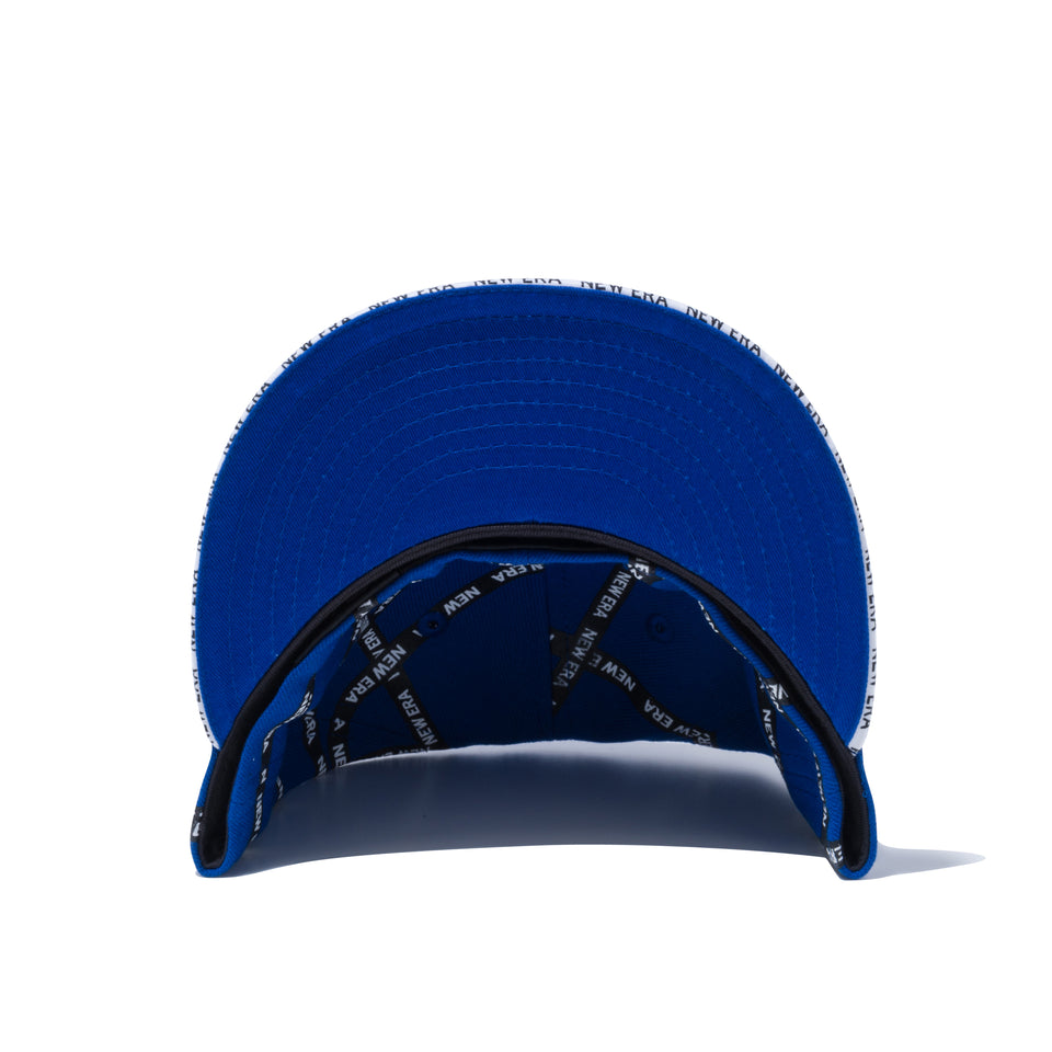 59FIFTY Sandwich Visor ロゴテープ NEW ERA ホワイトサンドイッチバイザー ブライトロイヤル