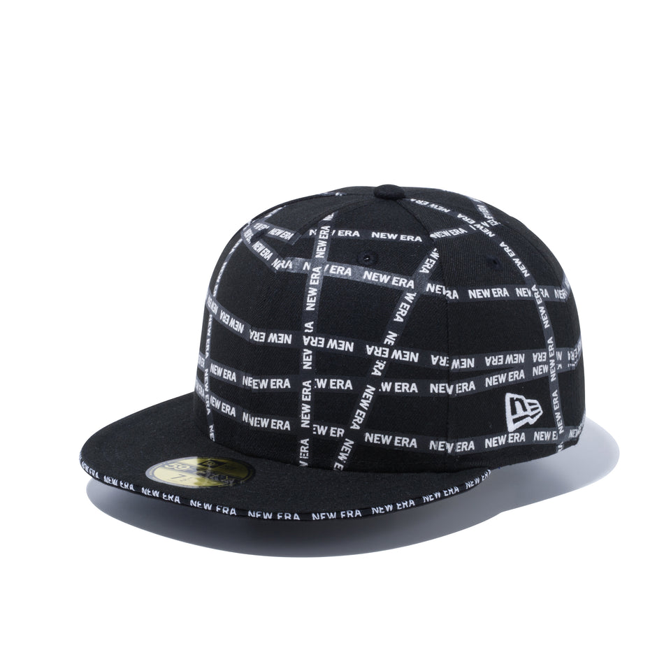 59FIFTY Sandwich Visor ロゴテープ NEW ERA ブラックサンドイッチバイザー ブラック