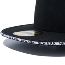 59FIFTY Sandwich Visor NEW ERA ホワイトサンドイッチバイザー ブラック
