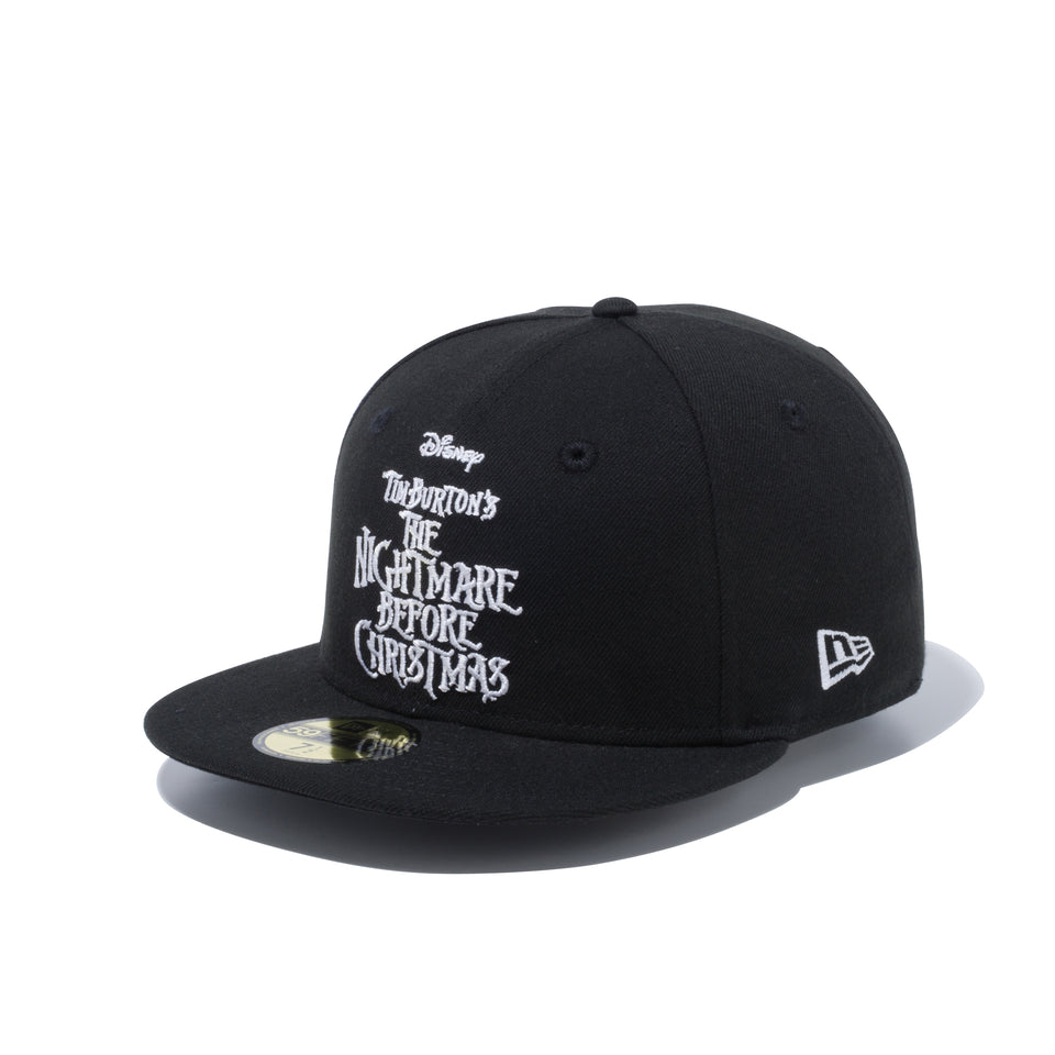 59FIFTY TIM BURTON'S THE NIGHTMARE BEFORE CHRISTMAS タイトルロゴ ブラック
