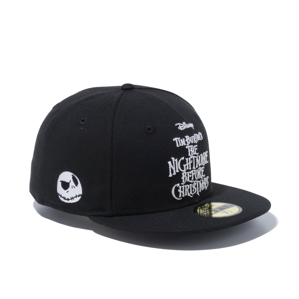 59FIFTY TIM BURTON'S THE NIGHTMARE BEFORE CHRISTMAS タイトルロゴ ブラック