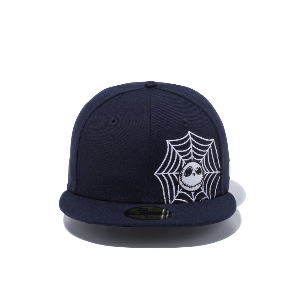 59FIFTY TIM BURTON'S THE NIGHTMARE BEFORE CHRISTMAS ジャック スパイダー ネイビー
