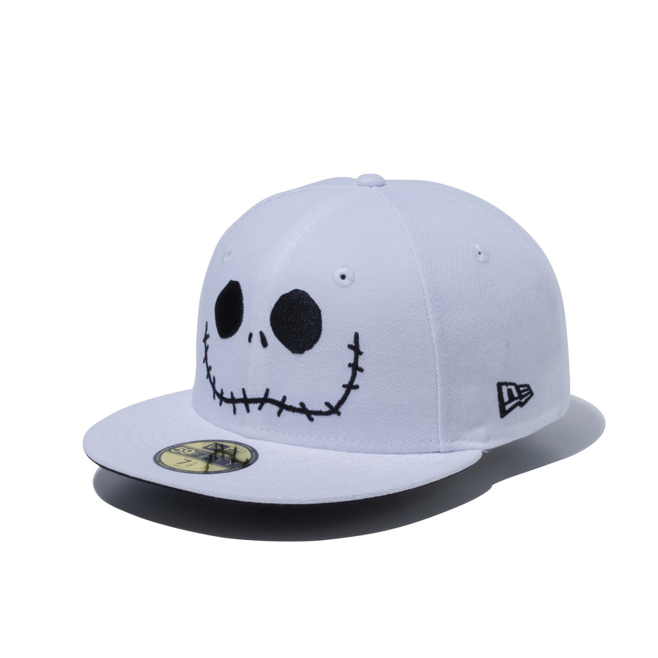59FIFTY TIM BURTON'S THE NIGHTMARE BEFORE CHRISTMAS ジャック フェイス オプティックホワイト