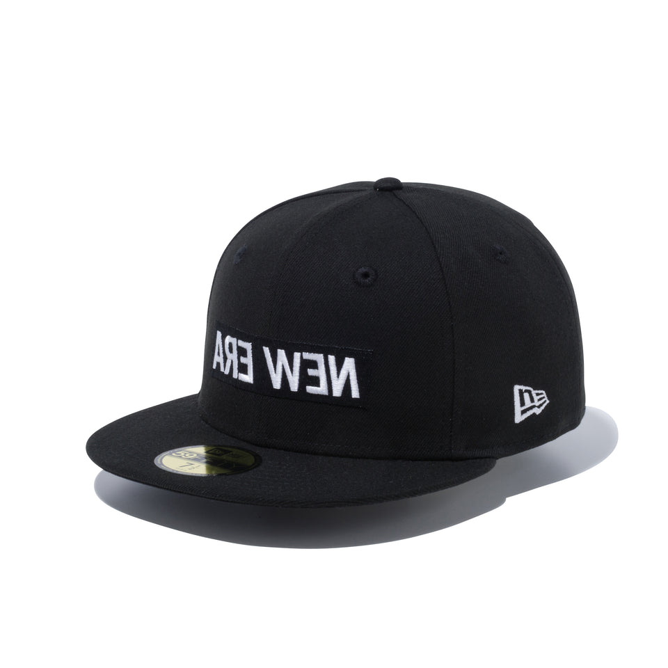 59FIFTY ミラーボックスロゴ NEW ERA ワードマーク ブラック