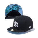 59FIFTY スタチューオブリバティ ニューヨーク・ヤンキース 自由の女神 アンダーバイザー ブラック