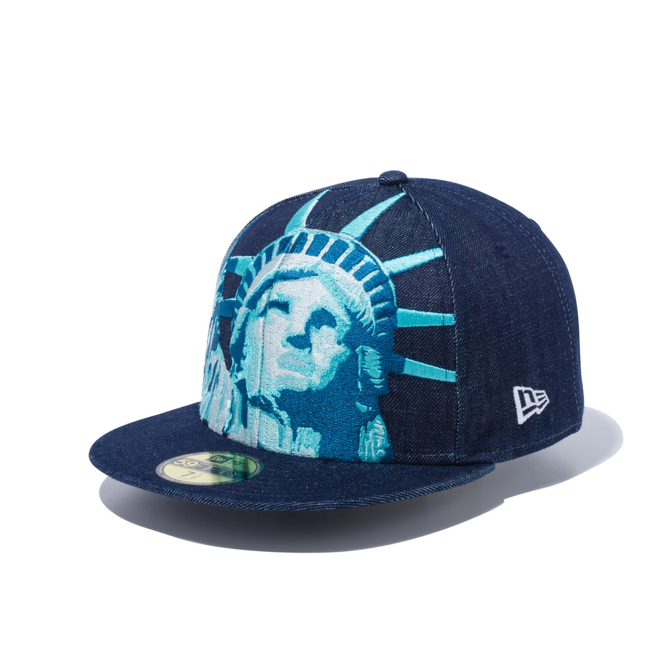 59FIFTY スタチューオブリバティ ニューヨーク・ヤンキース 自由の女神 インディゴデニム
