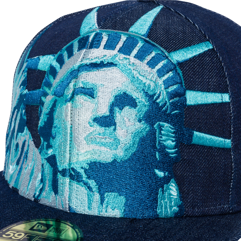 59FIFTY スタチューオブリバティ ニューヨーク・ヤンキース 自由の女神 インディゴデニム