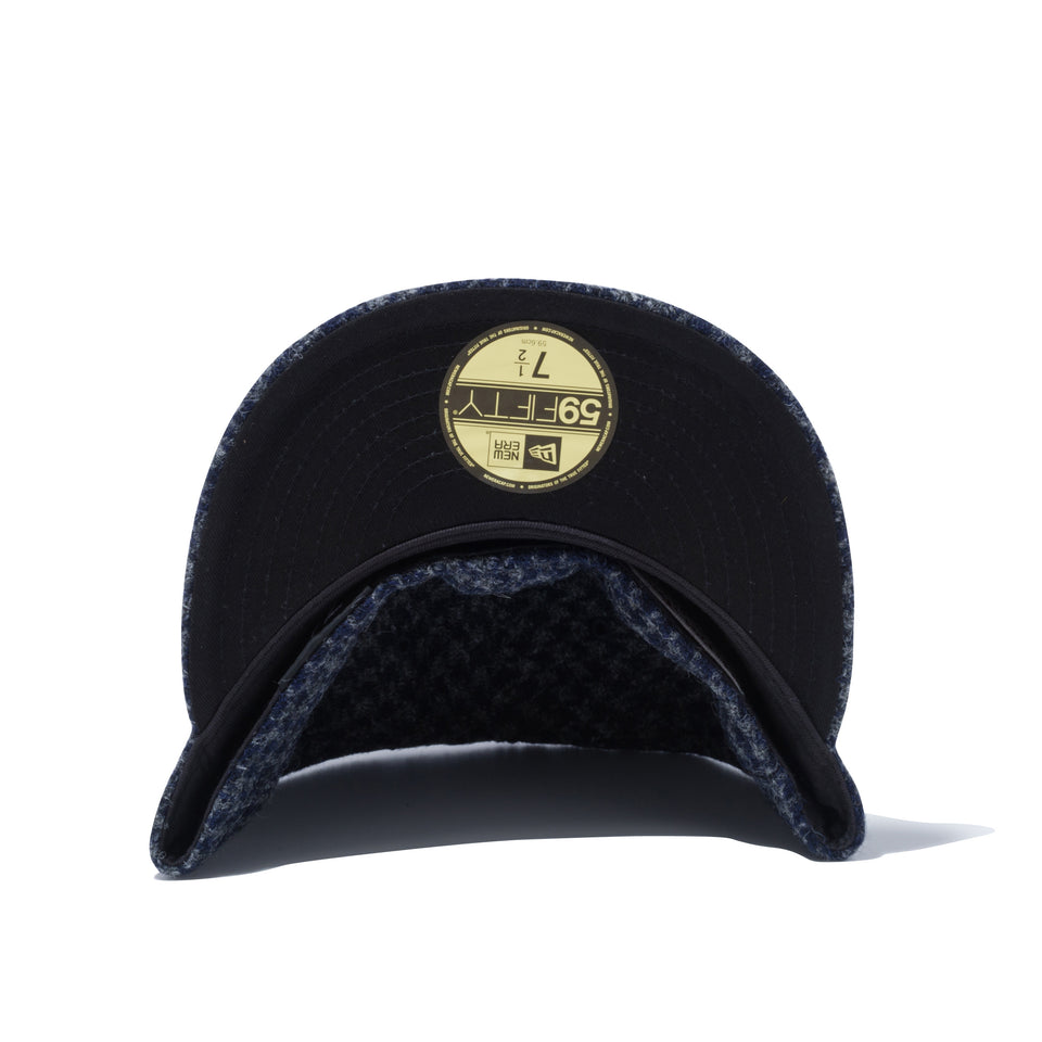59FIFTY Harris Tweed ハリスツイード ハウンズトゥース メタルフラッグロゴ