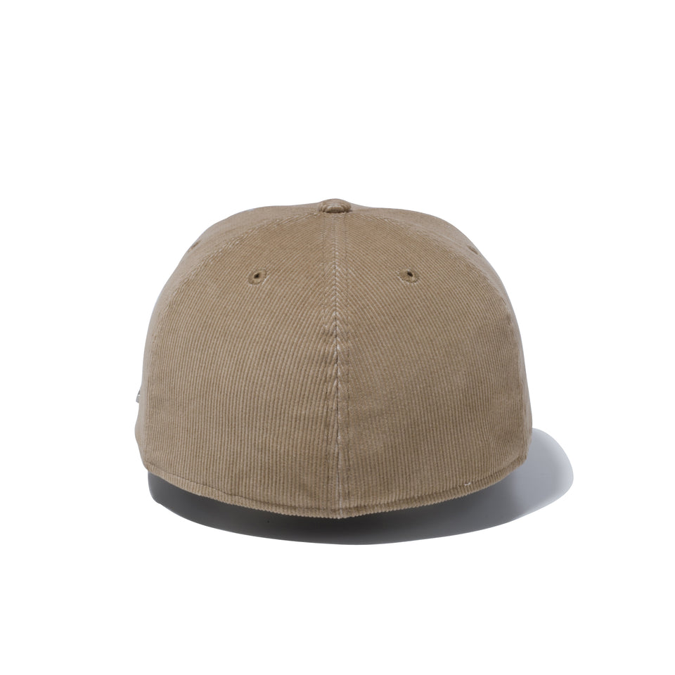 59FIFTY コーデュロイ メタルフラッグロゴ ベージュ
