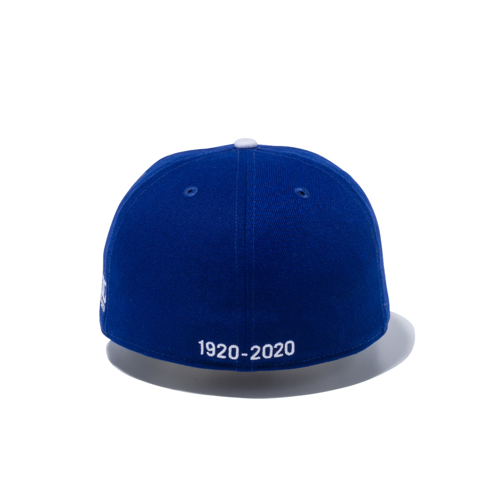 59FIFTY NEW ERA 100th Anniversary 1920-2020 100周年ロゴ ダークロイヤル