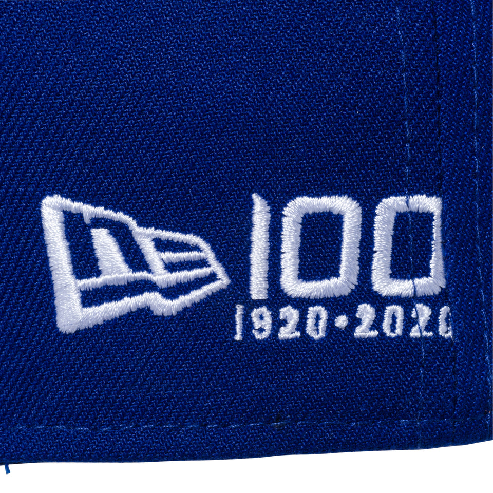 59FIFTY NEW ERA 100th Anniversary 1920-2020 100周年ロゴ ダークロイヤル