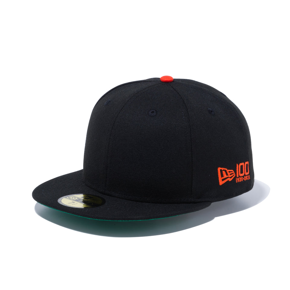 59FIFTY NEW ERA 100th Anniversary 1920-2020 100周年ロゴ ブラック