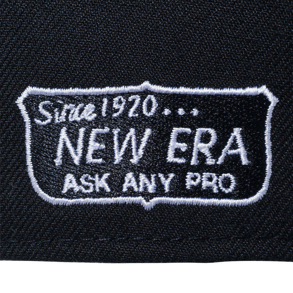 59FIFTY NEW ERA 100th Anniversary オールドロゴ 100周年ロゴ ブラック × スノーホワイト