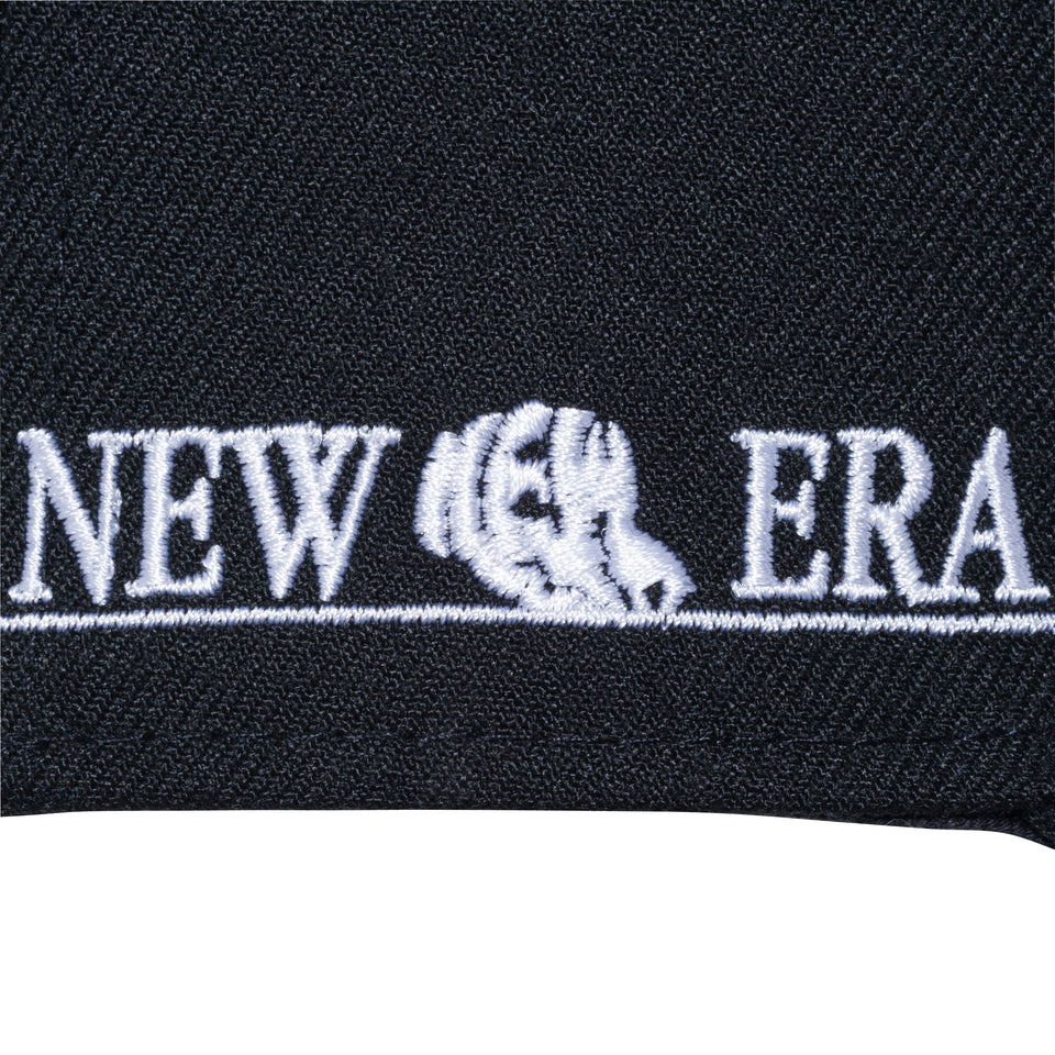59FIFTY NEW ERA 100th Anniversary オールドロゴ 100周年ロゴ ブラック × スノーホワイト