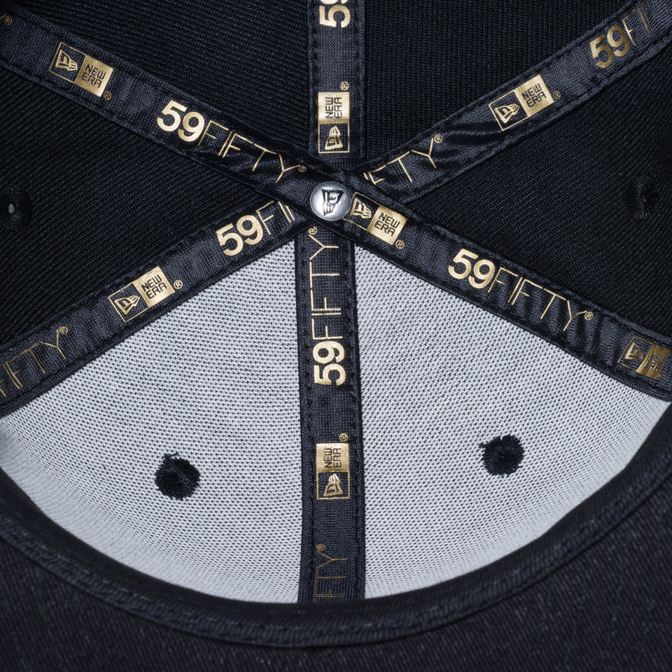 59FIFTY NEW ERA 100th Anniversary オールドロゴ 100周年ロゴ ブラック × スノーホワイト