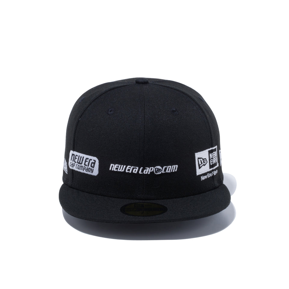 59FIFTY NEW ERA 100th Anniversary オールドロゴ 100周年ロゴ ブラック × スノーホワイト