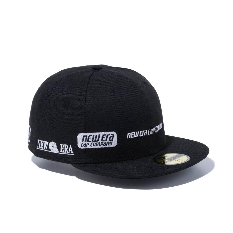 59FIFTY NEW ERA 100th Anniversary オールドロゴ 100周年ロゴ ブラック × スノーホワイト