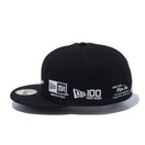 59FIFTY NEW ERA 100th Anniversary オールドロゴ 100周年ロゴ ブラック × スノーホワイト