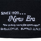 59FIFTY NEW ERA 100th Anniversary オールドロゴ 100周年ロゴ ブラック × スノーホワイト