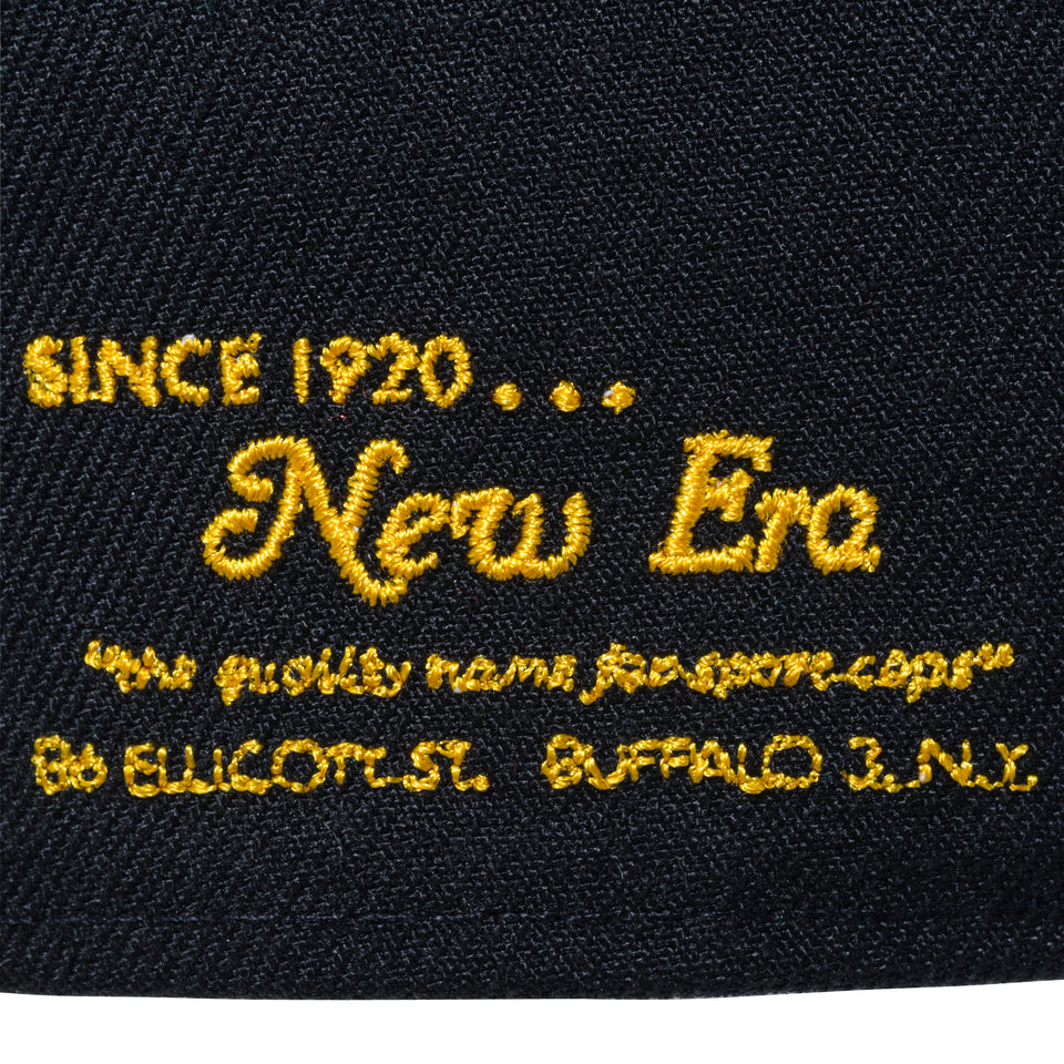 59FIFTY NEW ERA 100th Anniversary オールドロゴ 100周年ロゴ ブラック × マルチカラー