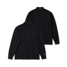 長袖 パフォーマンス Tシャツ ハイカラーネック Yohji Yamamoto FW20 シグネチャーミニロゴ  ブラック