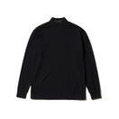 長袖 パフォーマンス Tシャツ ハイカラーネック Yohji Yamamoto FW20 シグネチャーミニロゴ  ブラック