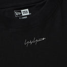 半袖 コットン Tシャツ Yohji Yamamoto FW20 シグネチャーミニロゴ ブラック レギュラーフィット