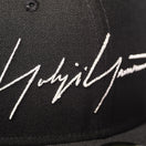 59FIFTY Yohji Yamamoto FW20 シグネチャーロゴ ブラック × メタリックシルバー