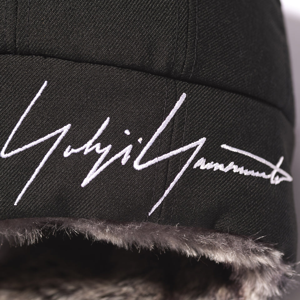 トラッパー Yohji Yamamoto FW20 シグネチャーロゴ ブラック