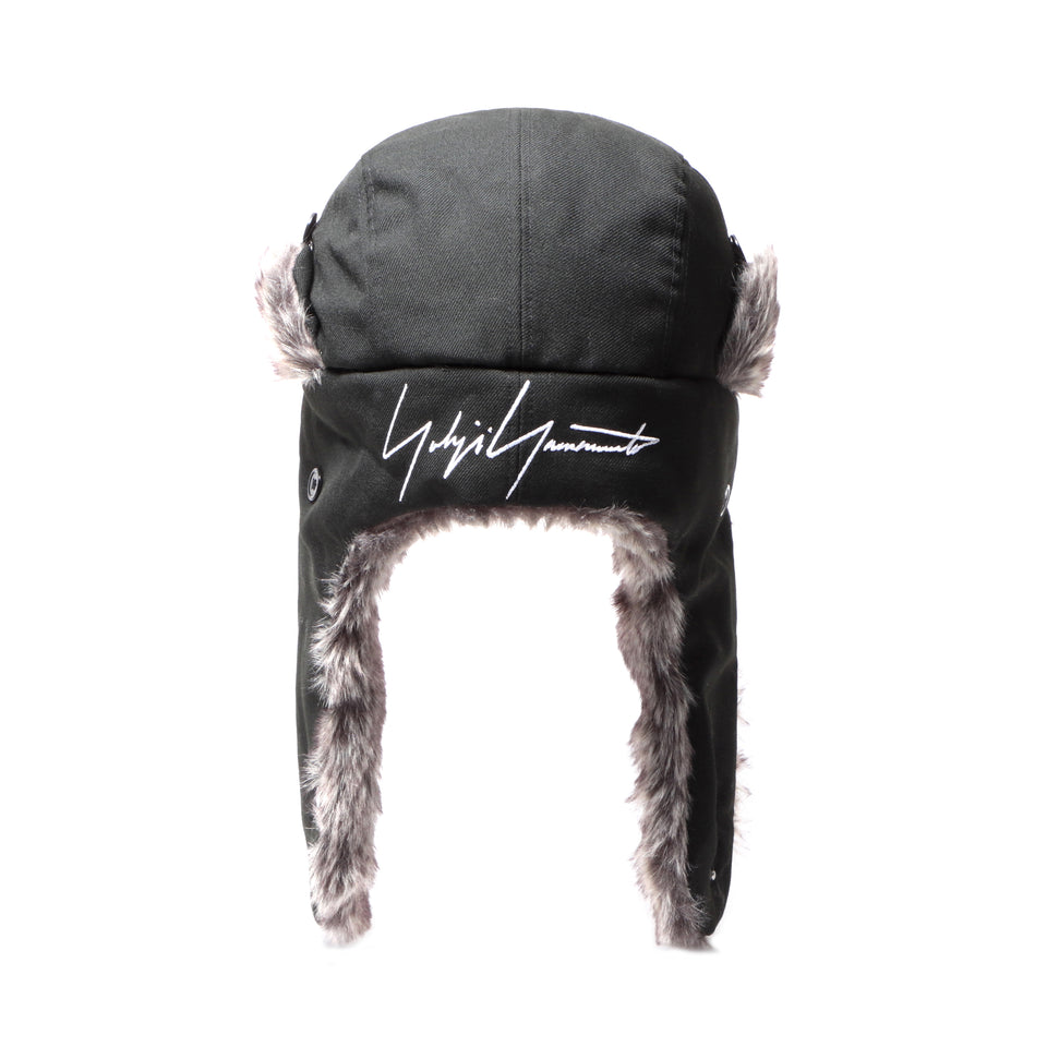 トラッパー Yohji Yamamoto FW20 シグネチャーロゴ ブラック